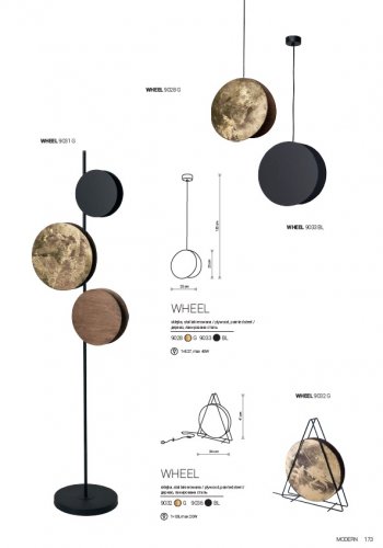 Підвісний світильник Nowodvorski 9033 WHEEL Black