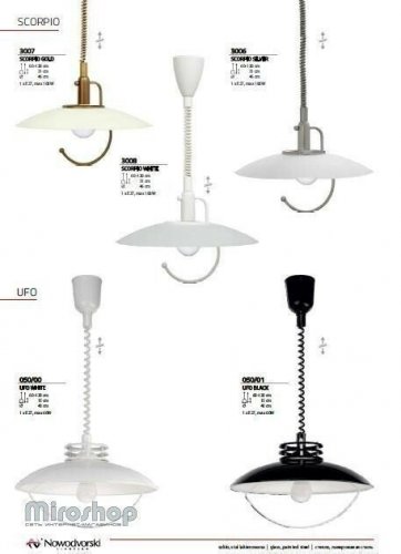 Підвісний світильник Nowodvorski 050/00 UFO White (65961)