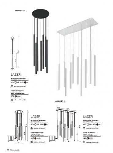Підвісний світильник Nowodvorski 8920 LASER Black (23598)