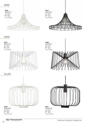Підвісний світильник Nowodvorski 6940 ALLAN White (84841)