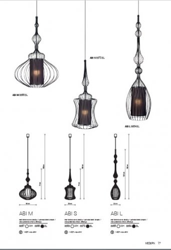 Подвесной светильник Nowodvorski 8867 ABI White M (23898)