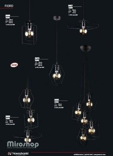 Підвісний світильник Nowodvorski 9668 FIORD (93036) 