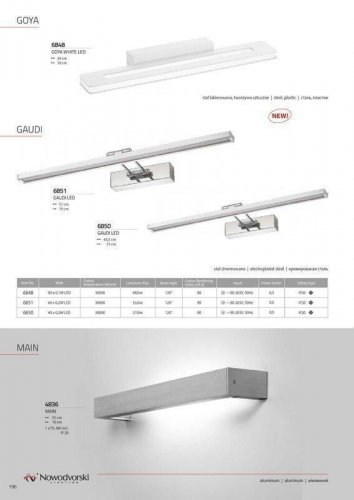 Підсвічування для картин Nowodvorski 6848 GOYA LED (84869)