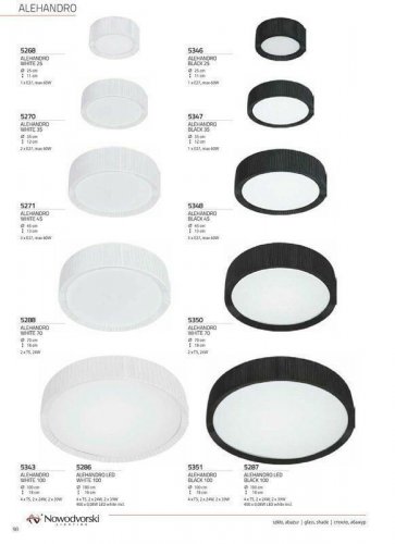 Потолочный светильник Nowodvorski 5351 ALEHANDRO Black 100 (66520)