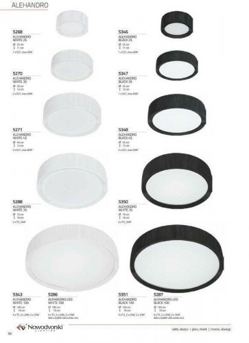 Потолочный светильник Nowodvorski 5271 ALEHANDRO White 45 (66512)