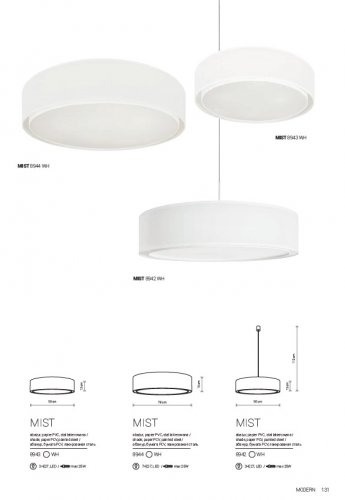 Потолочный светильник Nowodvorski 8943 MIST (23493)
