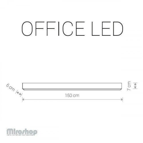 Стельовий світильник Nowodvorski 9360 OFFICE LED Graphite (14258)