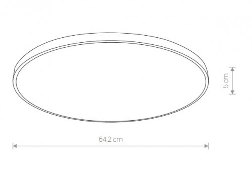 Потолочный светильник Nowodvorski 9164 AGNES ROUND LED White 64W (23589)