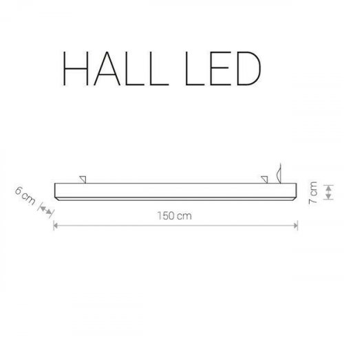 Потолочный светильник Nowodvorski 9466 HALL LED White (12331)