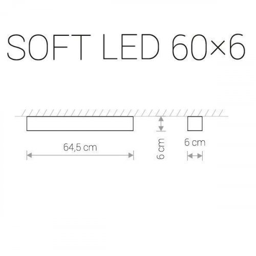 Потолочный светильник Nowodvorski 9541 SOFT LED White 60X6 (11703)