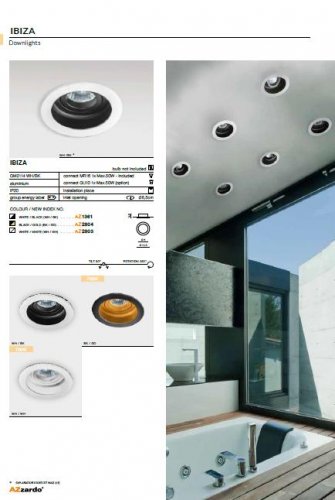 Точковий світильник Azzardo AZ2803 Ibiza (white/white)