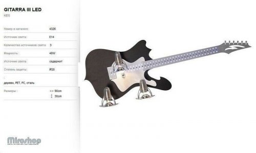 Люстра Nowodvorski 4326 GITARRA LED (66108) 