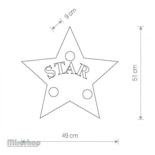 Бра Nowodvorski 9293 TOY-STAR (11689) 