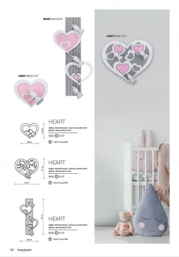Настенный  светильник  Nowodvorski  9062  HEART  (23401)