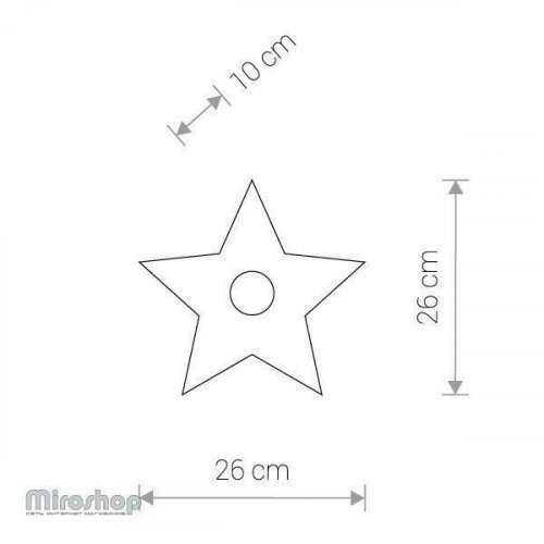 Бра Nowodvorski 9376 TOY-STAR GRAY (11677)