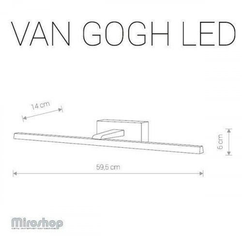 Настенный  светильник  Nowodvorski  9350  VAN  GOGH  LED  White  M  (11711)