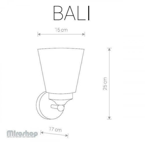 Бра Nowodvorski 9354 BALI White (11730) 