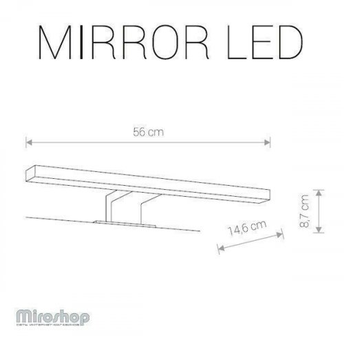 Настінний світильник Nowodvorski 9340 MIRROR LED (11710)