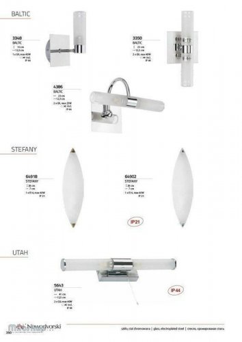 Бра  для  ванной  Nowodvorski  4386  BALTIC  (66353)