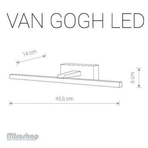 Настенный  светильник  Nowodvorski  9348  VAN  GOGH  LED  White  S  (12293)
