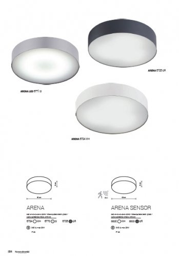 Стельовий світильник Nowodvorski 8833 ARENA Graphite SENSOR (23373)