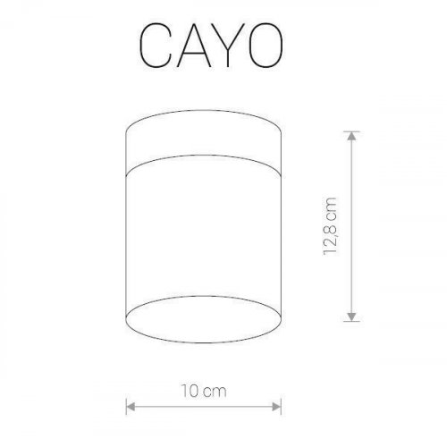 Стельовий світильник Nowodvorski 9505 CAYO (11756)
