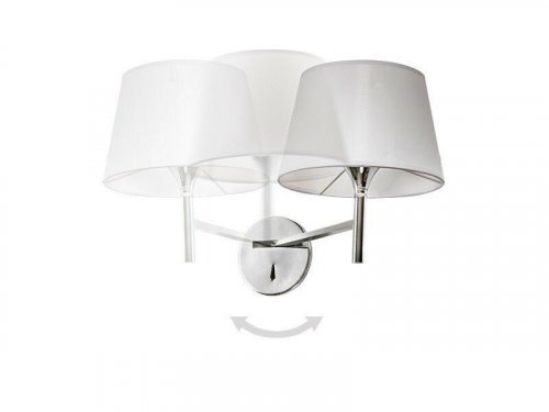 Бра Azzardo AZ1519 Anna (MB463-XA-WH-BK-CH) (15569)