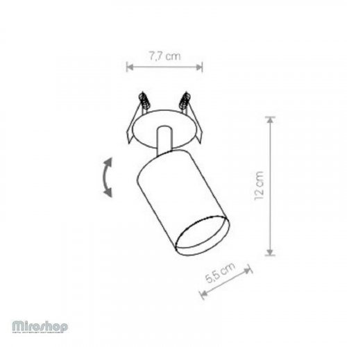 Спот Nowodvorski 9400 EYE FIT Black (12321)