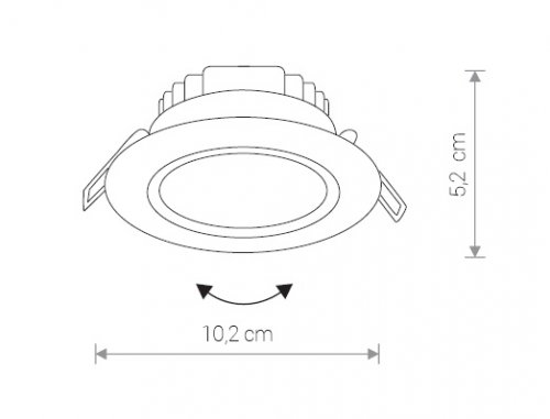 Точковий світильник Nowodvorski 8990 EOL LED 5W 4000K (23420)