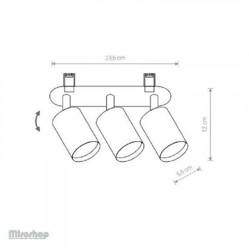 Спот Nowodvorski 9397 EYE FIT Black (11789)