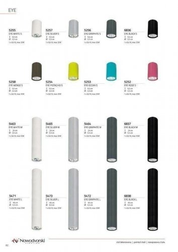 Светильник точечный Nowodvorski 5473 EYE Silver L (66478)