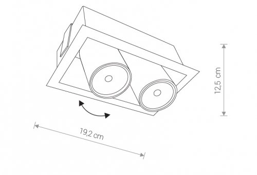 Точковий світильник Nowodvorski 8940 EYE MOD Black (23936)