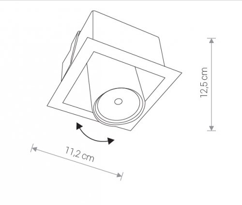 Точковий світильник Nowodvorski 8936 EYE MOD White (27362) 
