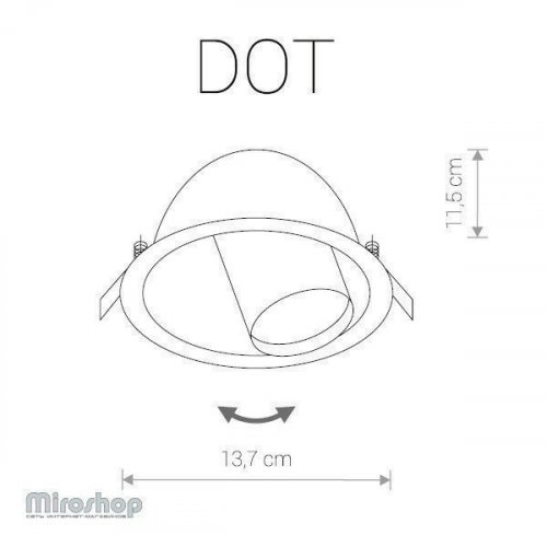 Світильник точковий Nowodvorski 9378 DOT (11713)