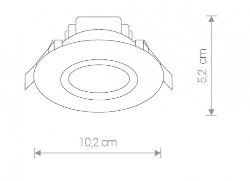 Точковий світильник Nowodvorski 8992 HELIOS LED 5W 4000K (23331)