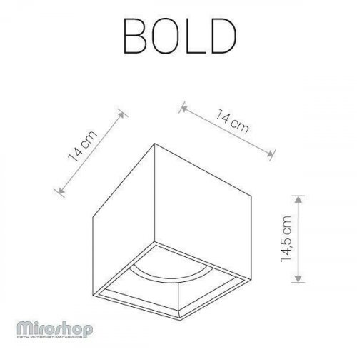 Світильник точковий Nowodvorski 9392 BOLD M (11733)