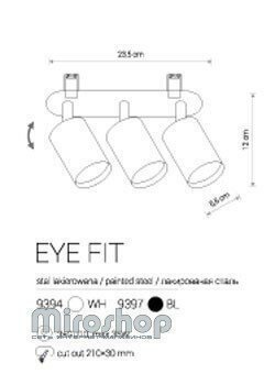 Спот Nowodvorski 9394 EYE FIT White (12303) 