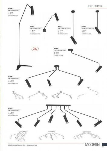Спот Nowodvorski 6505 EYE SUPER Black (78587)