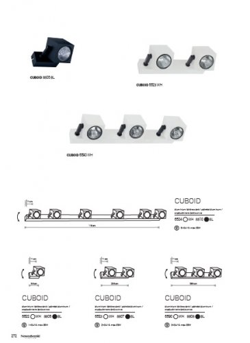 Спот Nowodvorski 8806 CUBOID Black (23535)