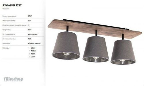 Спот Nowodvorski 9717 AWINION (93063) 