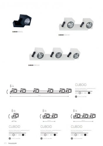 Спот Nowodvorski 8807 CUBOID Black (23884)