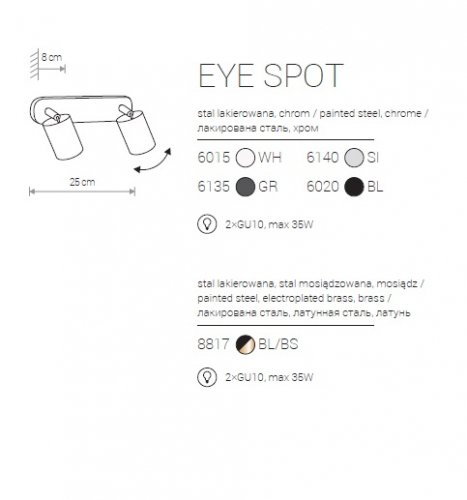 Спот Nowodvorski 8817 EYE SPOT BRASS (27359)