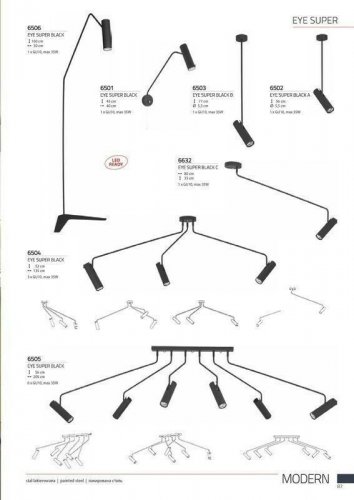 Спот Nowodvorski 6504 EYE SUPER Black (78583)