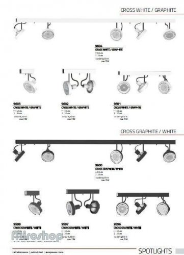Спот Nowodvorski 9597 CROSS GAPHITE (93162)