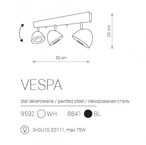 Спот Nowodvorski 8841 VESPA Black (23971)