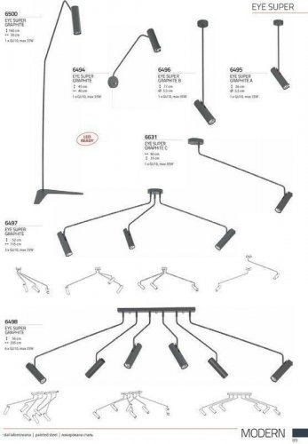 Спот Nowodvorski 6497 EYE SUPER Graphite (78600) 