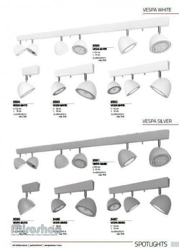 Спот Nowodvorski 9593 VESPA White (93118)