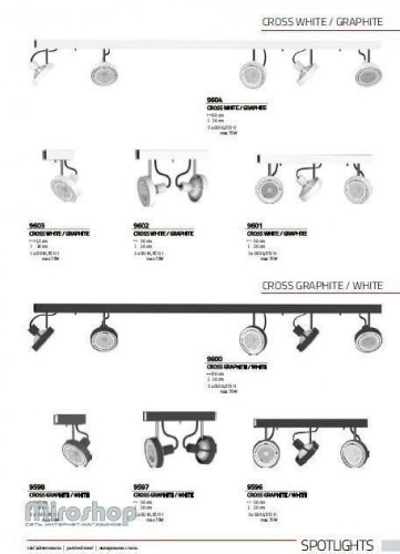 Спот Nowodvorski 9601 CROSS White (93121)