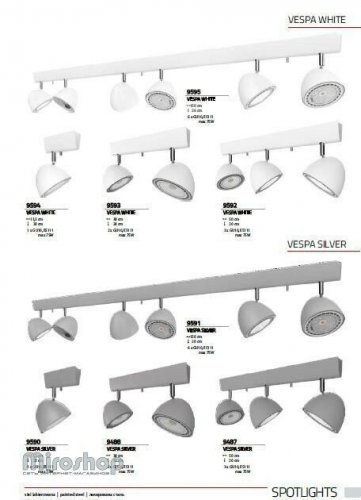 Спот Nowodvorski 9591 Vespa Silver (93117) 