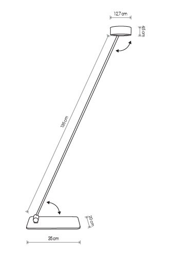 Торшер Nowodvorski 8888 CYCLON LED White